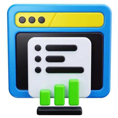 Analytics  3D Icon