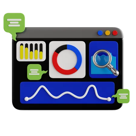 Analytics  3D Icon