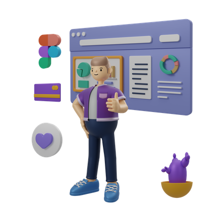 Analytics  3D Icon