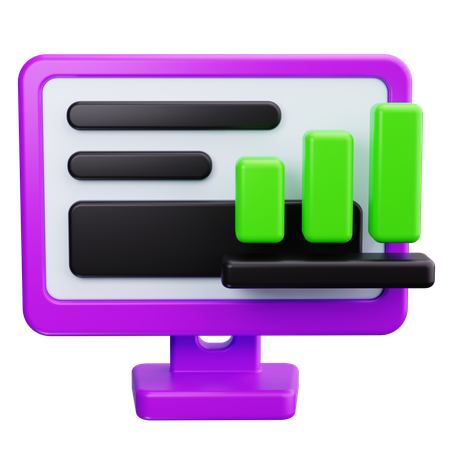 Analytics And Reporting  3D Icon