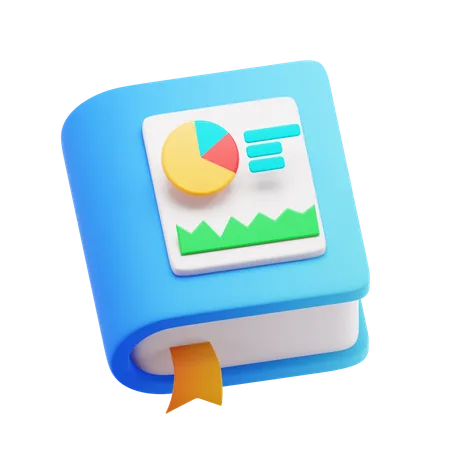 Analytics book  3D Icon