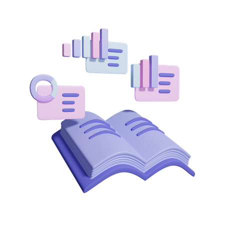 Analytics Book 3D Icon