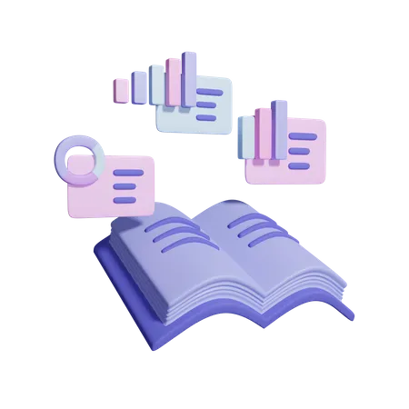 Analytics Book 3D Icon