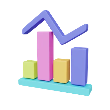 Analytics Chart  3D Icon