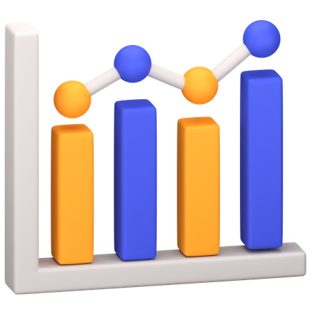 Analytics Chart  3D Icon