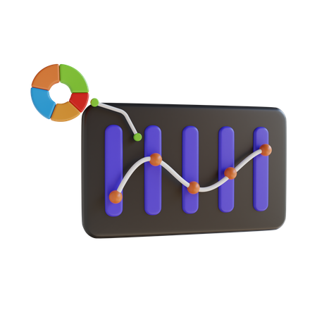 Analytics Chart  3D Icon