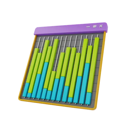 Analytics Chart  3D Icon