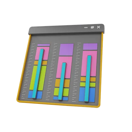 Analytics Chart  3D Icon