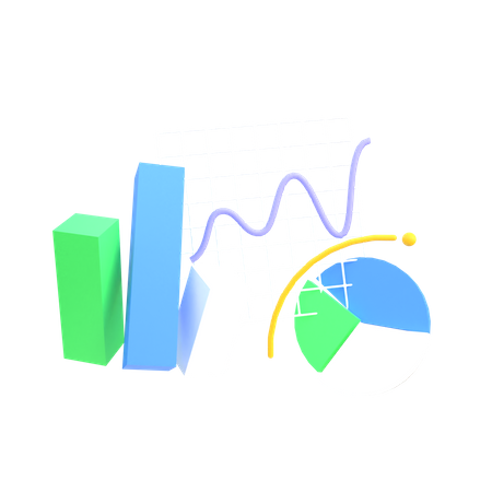 Analytics Chart  3D Icon