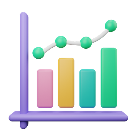 Analytics Chart  3D Icon
