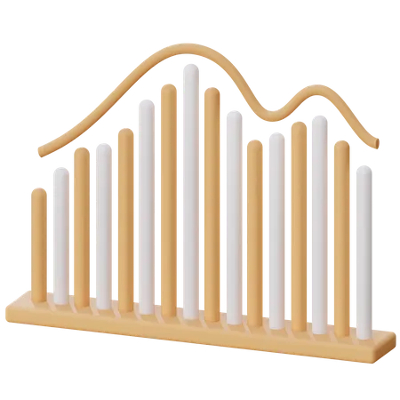 Analytics Chart  3D Illustration