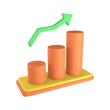 Analytics Chart  3D Illustration