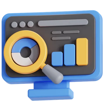 Analytics data  3D Icon