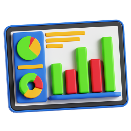Analytics Graph  3D Icon