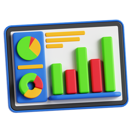 Analytics Graph  3D Icon