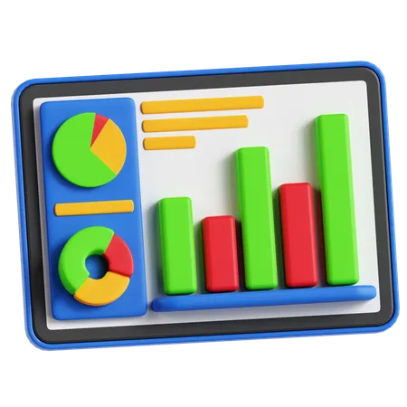 Analytics Graph  3D Icon