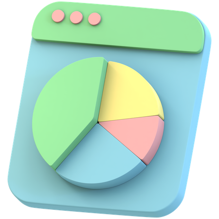 Analytics Graph  3D Icon