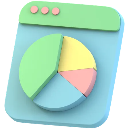 Analytics Graph  3D Icon