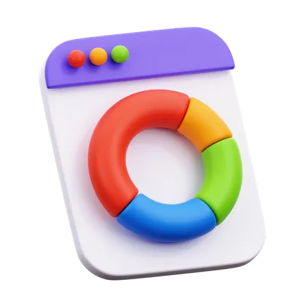 Analytics Graph  3D Icon