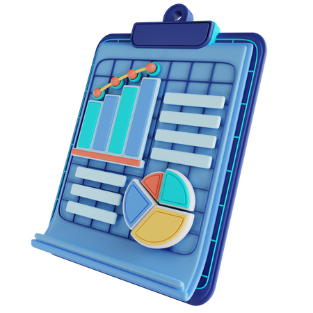 Analytics Growth  3D Icon