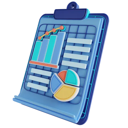 Analytics Growth  3D Icon