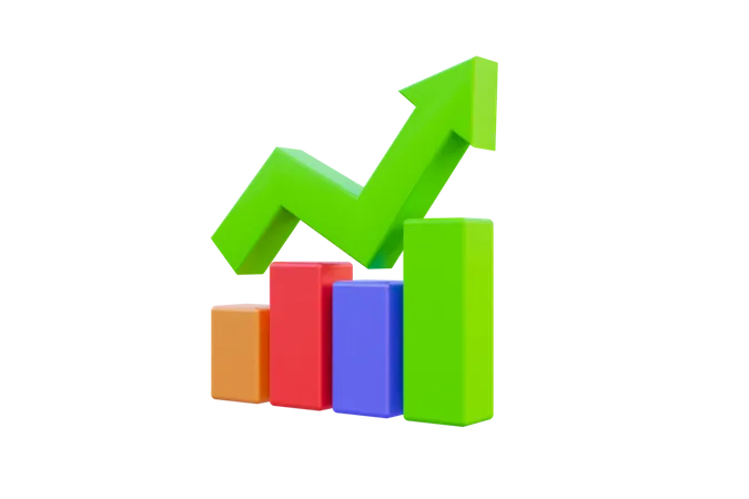 Analytics Growth  3D Icon