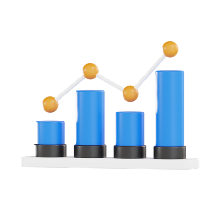 Analytics Growth  3Dアイコン