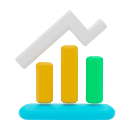 Analytics Growth  3D Illustration