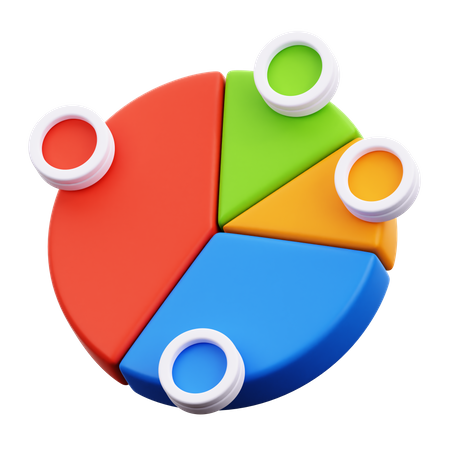 Analytics Pie Chart  3D Icon