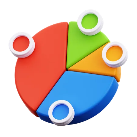 Analytics Pie Chart  3D Icon