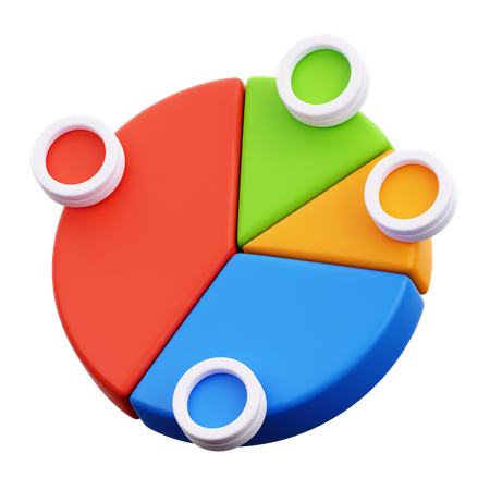 Analytics Pie Chart  3D Icon