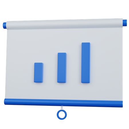 Analytics-Präsentation  3D Icon