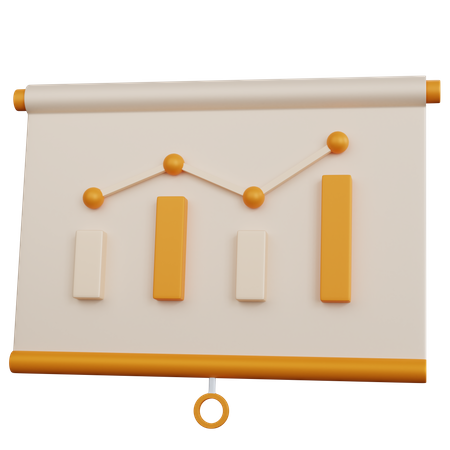 Analytics-Präsentation  3D Icon