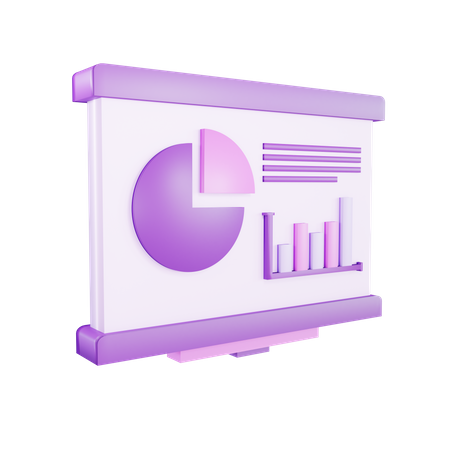 Analytics-Präsentation  3D Illustration