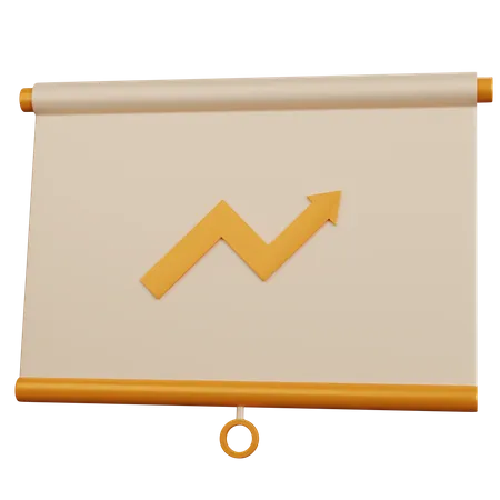 Analytics Presentation  3D Icon