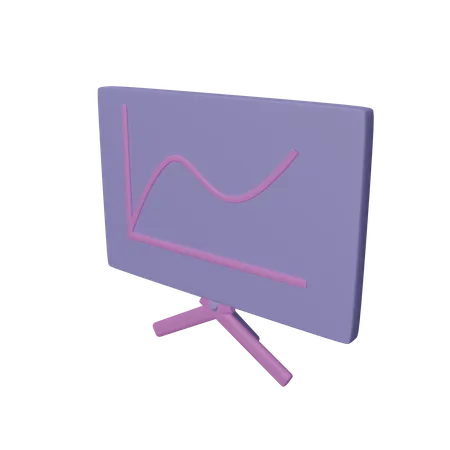 Analytics Presentation 3D Icon