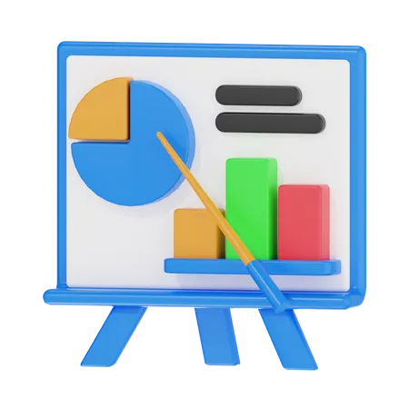 3 D Icon Pack Of Data Analysis 3D Icon