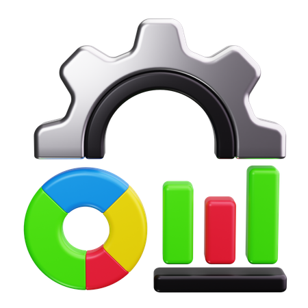 Analytics Process  3D Icon