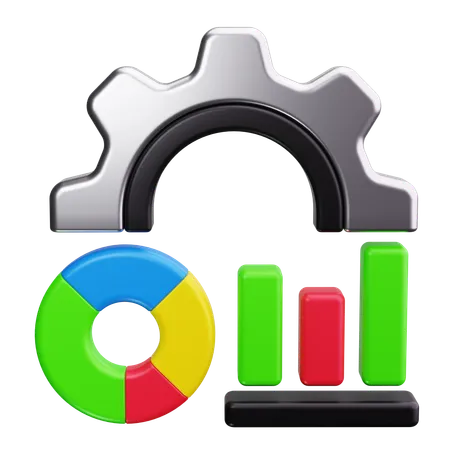 Analytics Process  3D Icon