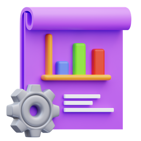 Analytics Project Management 3D Icon