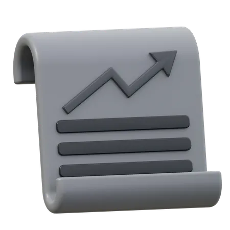 Analytics Report  3D Icon