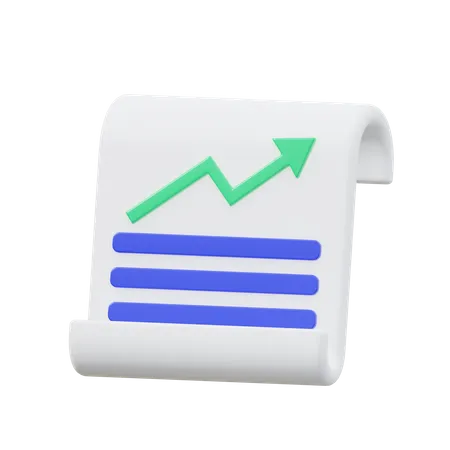 Analytics Report  3D Icon