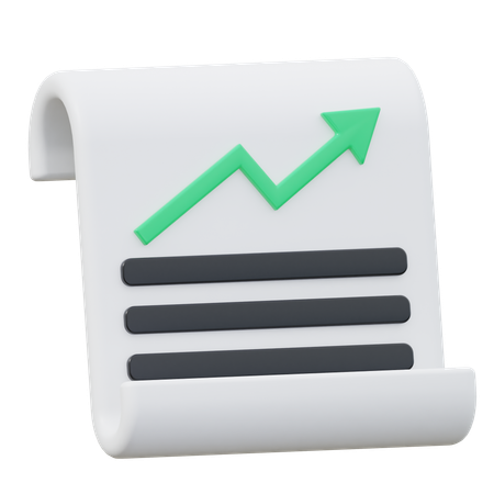 Analytics Report  3D Icon