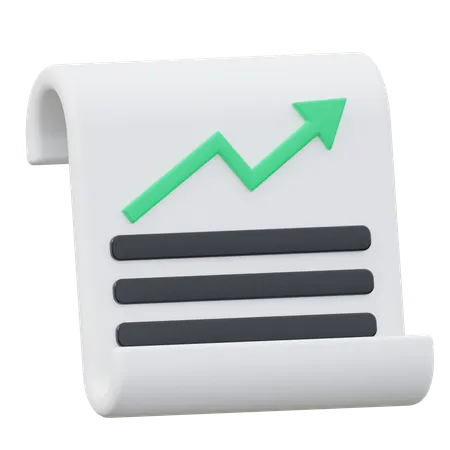 Analytics Report  3D Icon