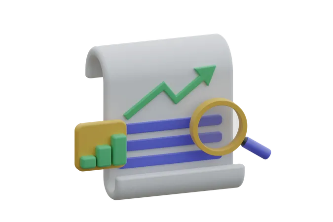 Analytics Report  3D Icon