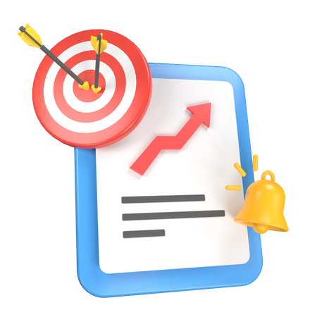 Analytics Report  3D Icon