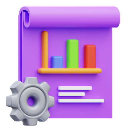 Analytics-Projektmanagement  3D Icon