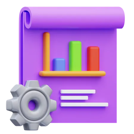 Analytics-Projektmanagement  3D Icon