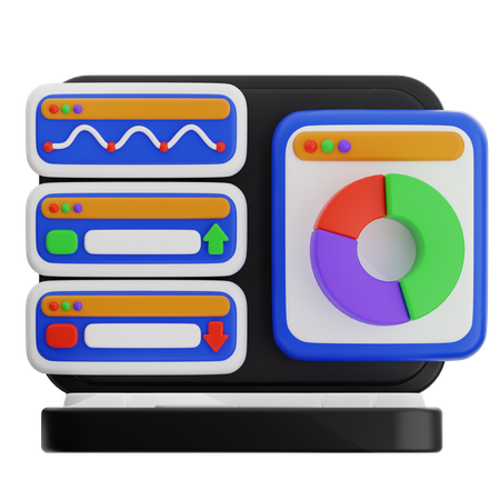 Analytique  3D Icon