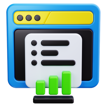 Analytique  3D Icon